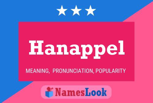 Hanappel Name Poster