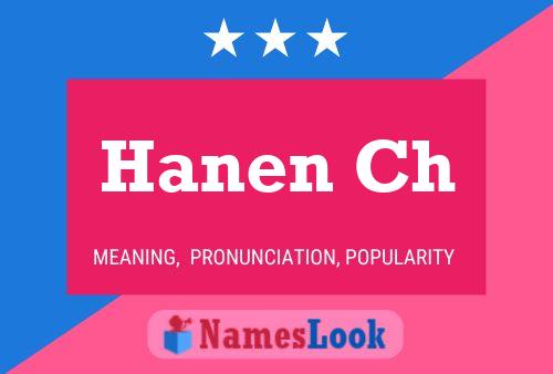 Hanen Ch Name Poster