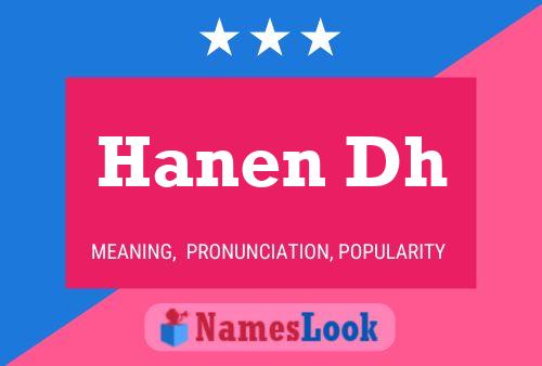 Hanen Dh Name Poster