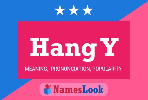 Hang Y Name Poster