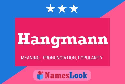 Hangmann Name Poster