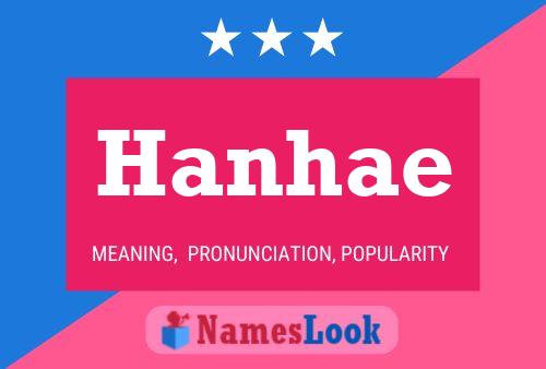 Hanhae Name Poster