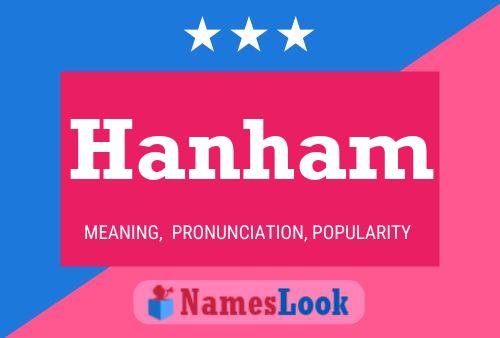 Hanham Name Poster