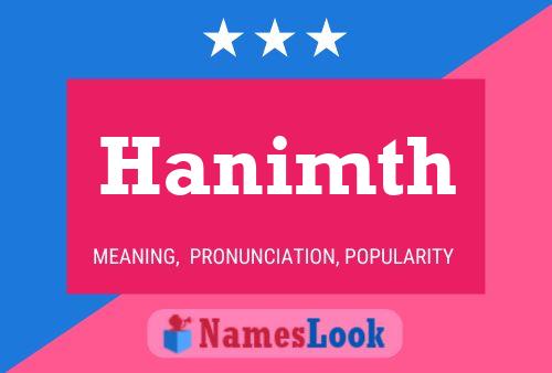 Hanimth Name Poster