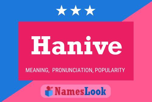 Hanive Name Poster