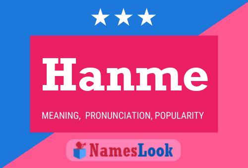 Hanme Name Poster