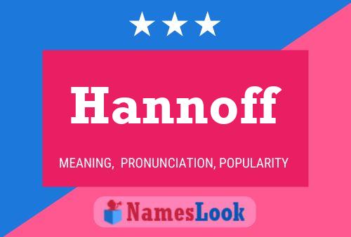 Hannoff Name Poster