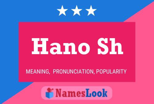 Hano Sh Name Poster