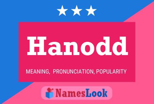 Hanodd Name Poster