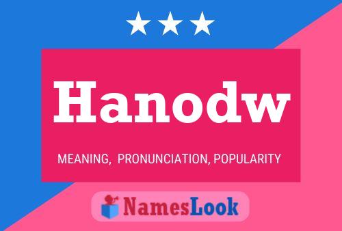 Hanodw Name Poster