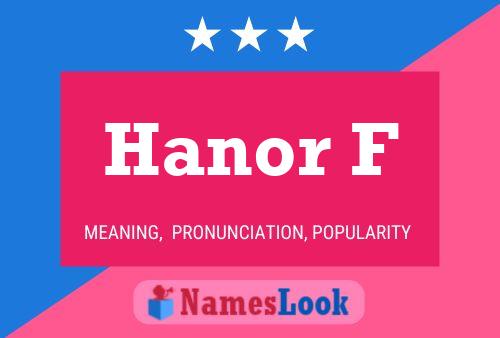 Hanor F Name Poster