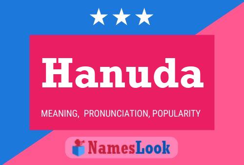 Hanuda Name Poster