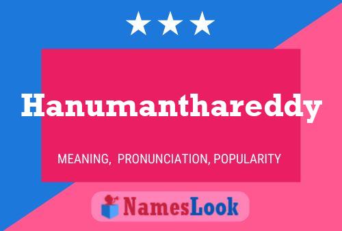 Hanumanthareddy Name Poster