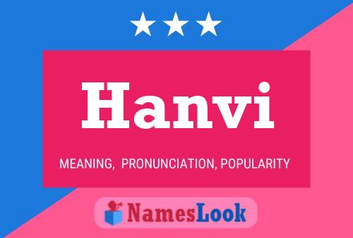 Hanvi Name Poster