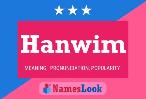 Hanwim Name Poster