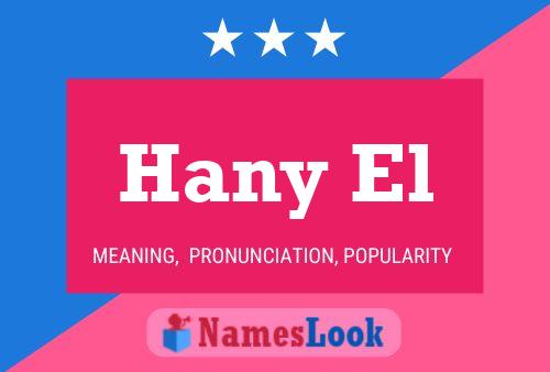 Hany El Name Poster