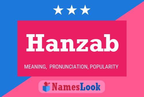 Hanzab Name Poster