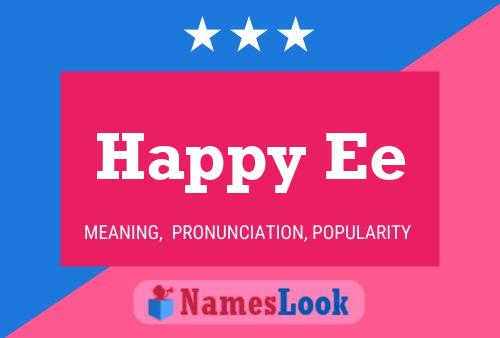 Happy Ee Name Poster