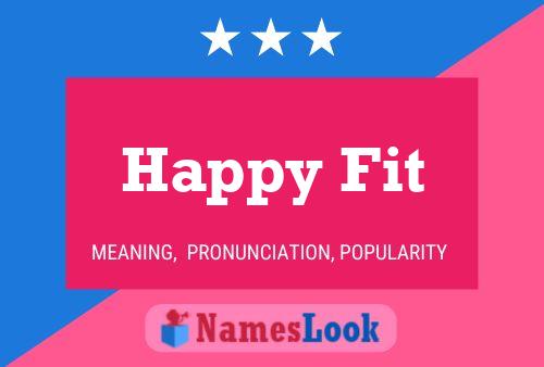 Happy Fit Name Poster