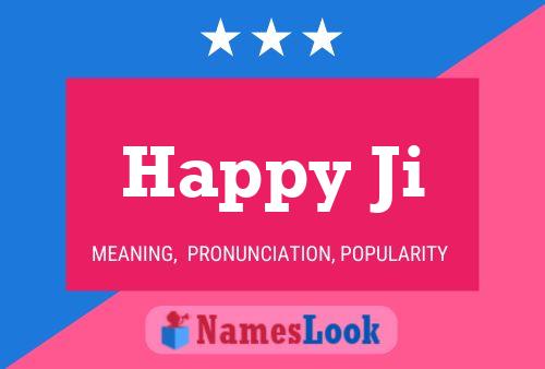 Happy Ji Name Poster