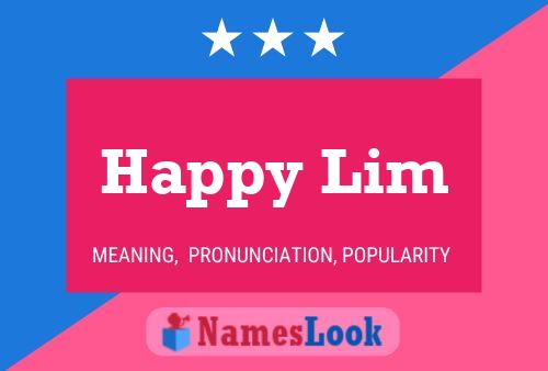 Happy Lim Name Poster