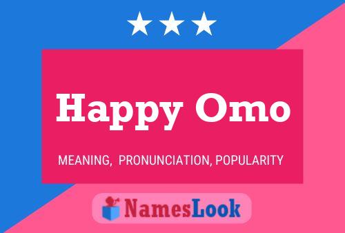 Happy Omo Name Poster