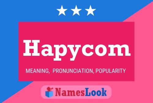 Hapycom Name Poster