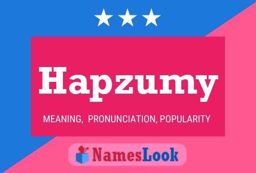 Hapzumy Name Poster