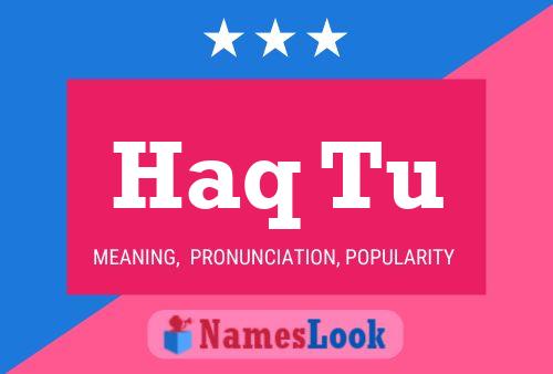 Haq Tu Name Poster