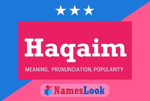 Haqaim Name Poster