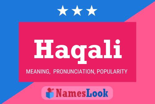 Haqali Name Poster