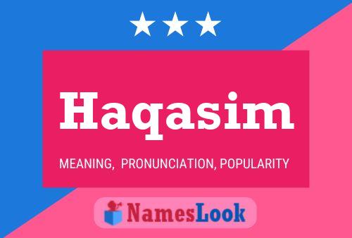 Haqasim Name Poster