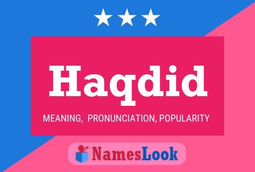 Haqdid Name Poster