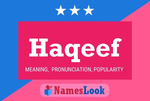 Haqeef Name Poster