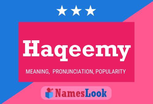 Haqeemy Name Poster