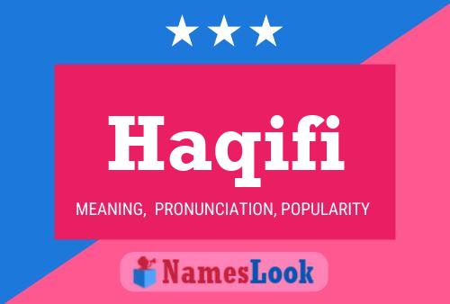 Haqifi Name Poster