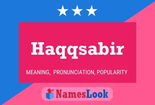 Haqqsabir Name Poster