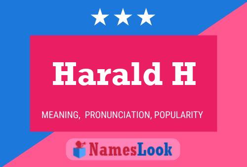 Harald H Name Poster