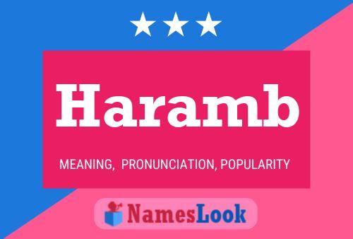 Haramb Name Poster