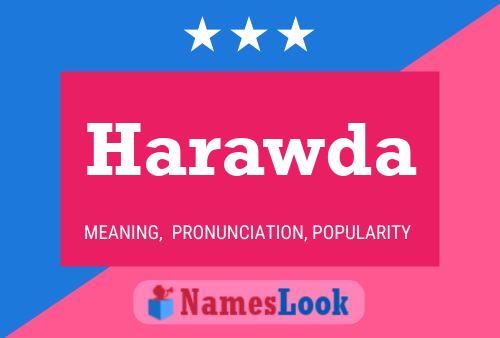 Harawda Name Poster