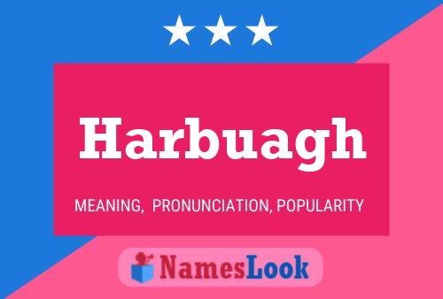 Harbuagh Name Poster