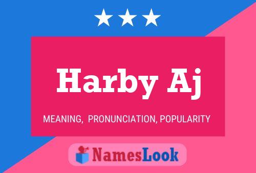 Harby Aj Name Poster