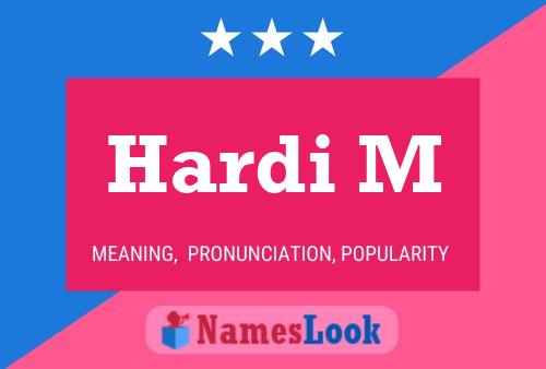 Hardi M Name Poster