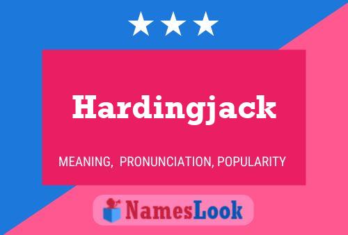 Hardingjack Name Poster