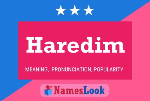 Haredim Name Poster