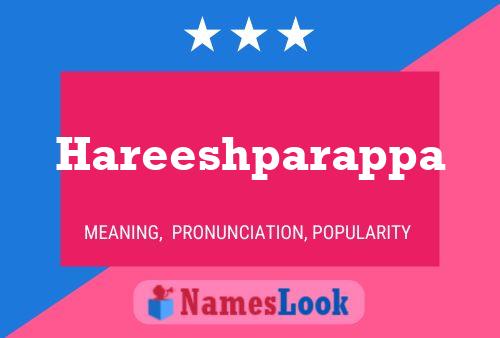 Hareeshparappa Name Poster