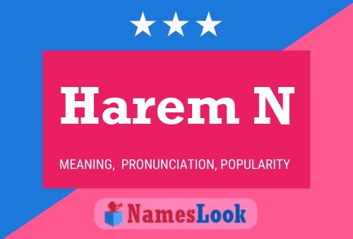 Harem N Name Poster