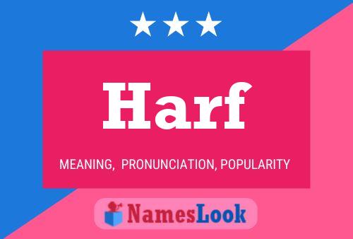 Harf Name Poster