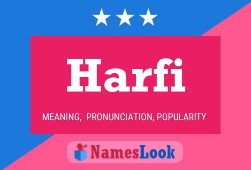 Harfi Name Poster