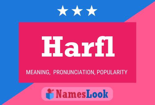 Harfl Name Poster